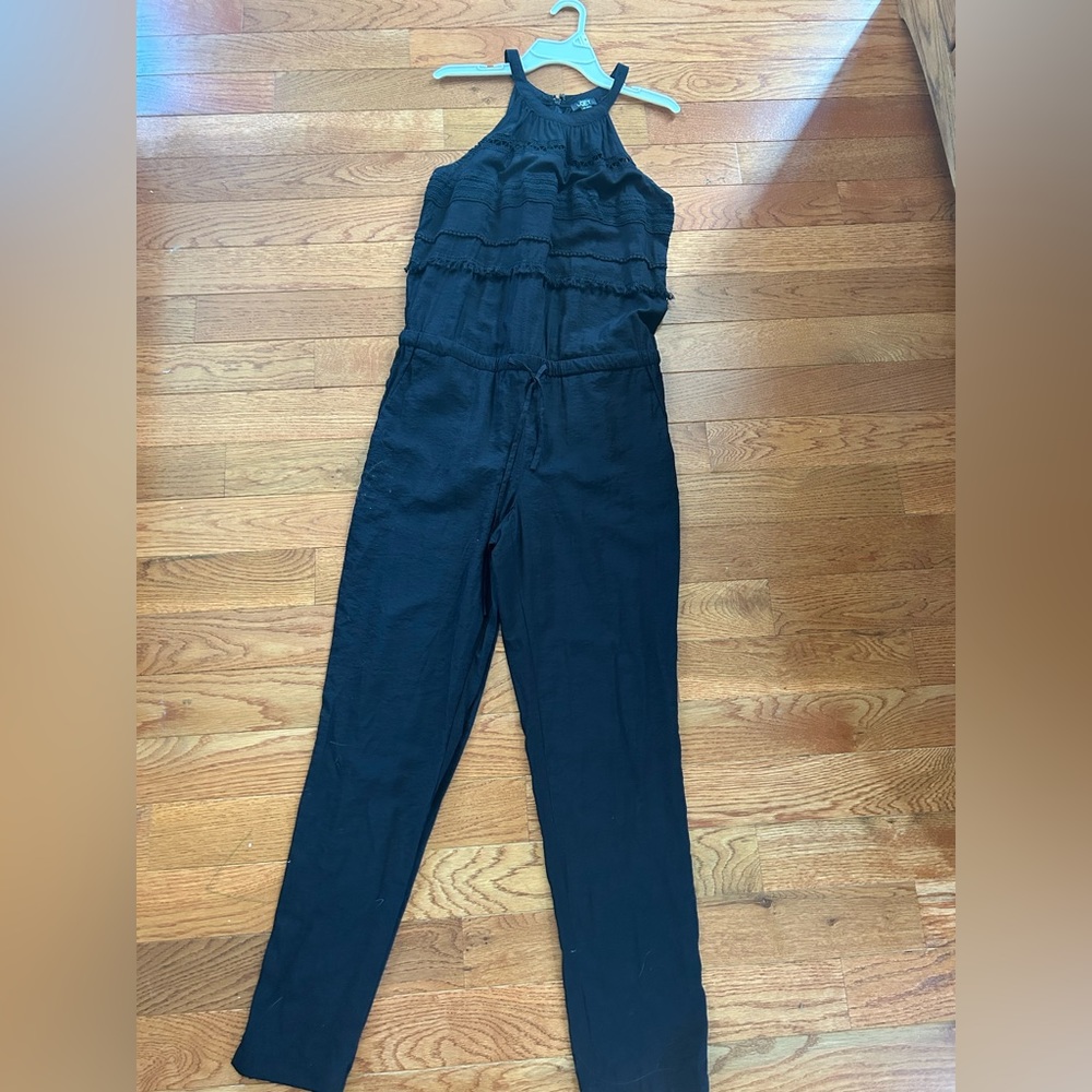 Loft Ruffle Pant Jumpsuit